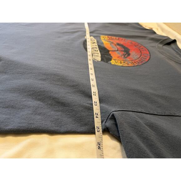 Pacific Coast Monterey Graphic Tee Blue Sunset Tree Sz‎ XL-XXL Cotton - Picture 3 of 4